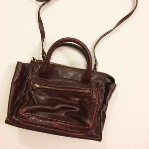 Zara Leather Crossbody Bag